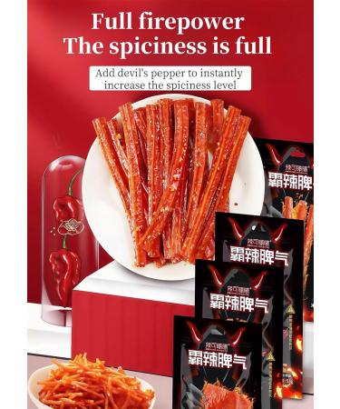 MKSDDF - 58g x 4 packs Latiao Spicy Strips Chinese Snacks Latio Snacks Spicy Snack Combination-Casual Snacks-Office Snacks - Mix and Match (Sticks - Buy Online on GoSupps.com