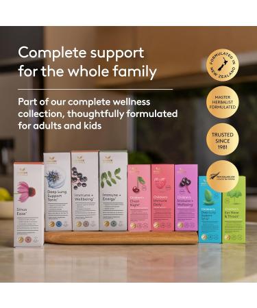 Harker Herbals Children's Ear Nose & Throat Syrup, Herbal Formula for Sinuses & Seasonal Wellness Includes Echinacea, Pelargonium & Elderflower, Plant-Based - 5.1 Fl oz (30 Servings) - Buy Online on GoSupps.com