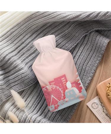 Japanese Autumn Landscape Heat Bottle - Rubber Hot Water Sac for Pain Relief Cramps & Foot Warmers - Ideal for Hot & Cold Therapy - Buy Online on GoSupps.com