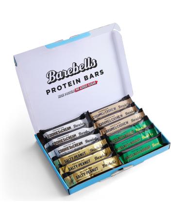 Barebells Protein Bars Official Mix Box | 20g protein low carb chocolate bars | after workout low calorie snacks 12 x 55g (Selection box)