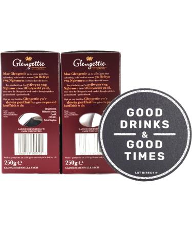 GLENGETTIE Welsh Tea 2 Boxes 160 Tea Bags In Total - With Free Drinks Coaster - Buy Online on GoSupps.com