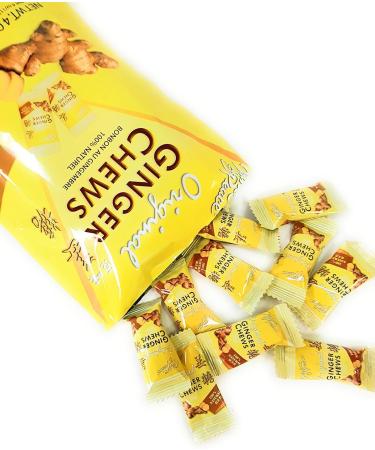 Ginger Chews (3packs) - Delicious Ginger Candies - Soft & Chewy - Buy Online on GoSupps.com