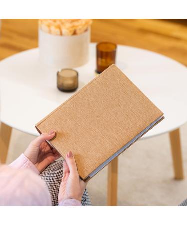 Linen Photo Album for 6x4 Photos | 200 Slip-in Pockets | Sturdy & Long Lasting | Book Bound Fotoalbum with Extra Space for Notes | Ideal Gift for Family & Friends - Buy Online on GoSupps.com