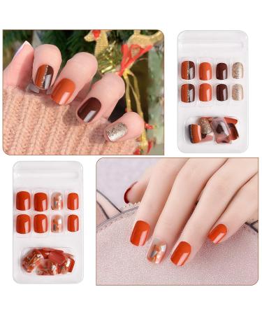 Kalolary 144PC False Nails Set - Complete Acrylic Fingernails with Nail Glue Stickers for Women & Girls | DIY Nail Art & Decoration - Buy Online on GoSupps.com