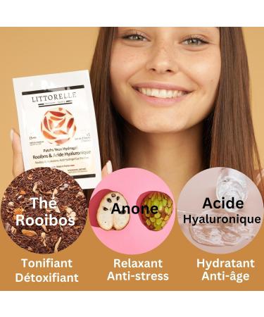 Patchs Yeux Detox & Anti- ge en Hydrogel Infus au Rooibos et Acide Hyaluronique Masque Yeux Anti Stress Anti Fatigue Anti Oxydant - 97% d Origine Naturelle Fabriqu en France 1 - Buy Online on GoSupps.com