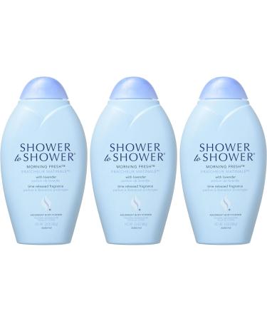 Shower to Shower Absorbent Body Powder Morning Fresh with Lavender 13 Oz - Pack of 3 - Buy Online on GoSupps.com
