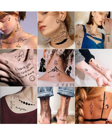 Yazhiji Tiny Temporary Tattoos - 60 Sheets Waterproof Fake Tattoo Variety Pack for All Ages - Buy Online on GoSupps.com
