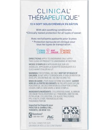 Secret Clinical Strength Soft Solid Antiperspirant and Deodorant Free & Sensitive 45 g Deodorant - Sensitive 45 g (Pack of 1) - Buy Online on GoSupps.com