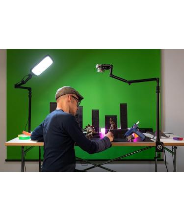 Elgato Master Mount L - Premium Desk Clamp with Extendable Pole | 1/4 inch Thread for Lights, Cameras, Microphones | Ideal for Streaming, Videoconferencing, Studios - Buy Online on GoSupps.com