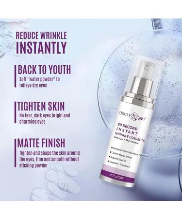 DERMAXGEN 60 Second Instant Wrinkle Corrector with Organic Peptide Complex - 0.7 Fl Oz - Buy Online on GoSupps.com