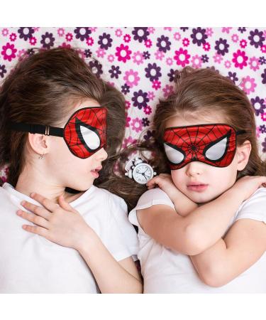 4 Pack Silk Kids Sleep Mask with Adjustable Strap - Comfortable Eye Covers for Boys, Girls, Women, Men - Ideal for Sleeping, Travel, Party - Premium Quality - Buy Online on GoSupps.com