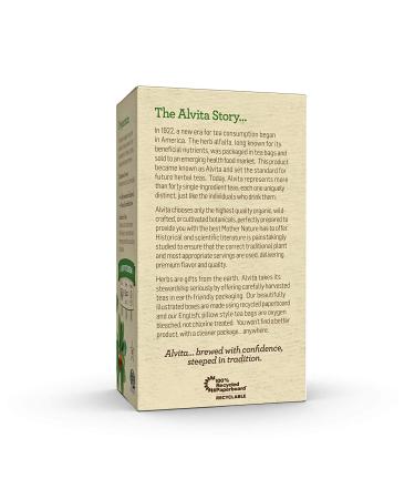 Alvita Organic Uva Ursi Herbal Tea - Premium Quality, Unique Flavor, 24 Tea Bags - Buy Online on GoSupps.com