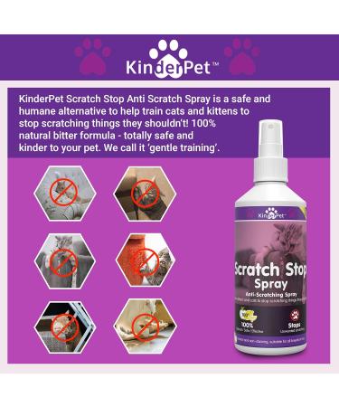 KinderPet Eco Anti Cat Scratch Deterrent Spray Protect Furniture Stop Cats Kittens Scratching Doors Carpets Walls Cruelty Free Pet Safe 250ml - Buy Online on GoSupps.com
