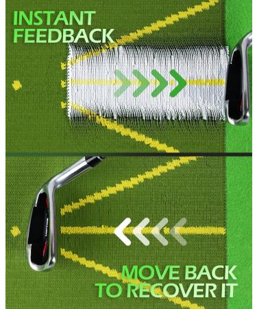Swing Detection Golf Training Mat - Improve Swing Path and Hitting Posture with this Advanced Golf Swing Trainer Aid - Great Gift for Golfers - Buy Online on GoSupps.com