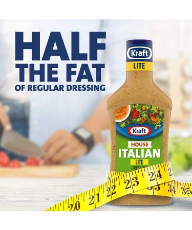 Kraft House Italian Lite Salad Dressing 16 Fl Oz Bottles - Pack of 6 - Buy Online on GoSupps.com