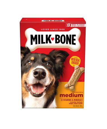Milk-Bone Original Dog Biscuits Medium Sized Dog Treats Meaty Taste 900g Boxes (Pack of 12)