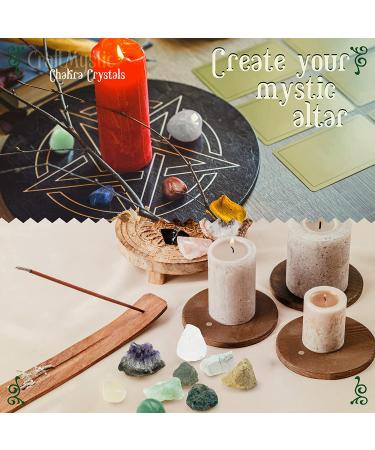 Bulk Set of 33 Real Gemstones & Crystals for Positive Energy | Chakra Healing Stones Necklace Bracelet Set - Ideal for Beginners & Spiritual Care - Buy Online on GoSupps.com