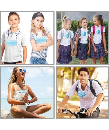 Bekoiup Mask Holder for Children - Adjustable Mask Chain & Extension Straps (10 PCs) for Ultimate Mouth Protection - Buy Online on GoSupps.com