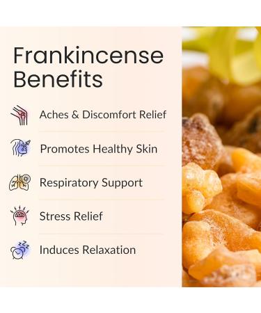Vitality Extracts Frankincense Essential Oil 4oz | Boswellia Serrata | Aromatherapy & Skin Care for Natural Calm Stress Relief & Yoga Comfort - Buy Online on GoSupps.com
