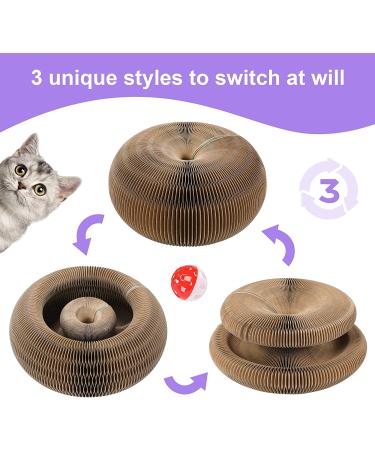 PetHse Magic Organ Cat Scratching Board - Interactive Scratch Pad Toy with Toy Bell Ball - Buy Online on GoSupps.com