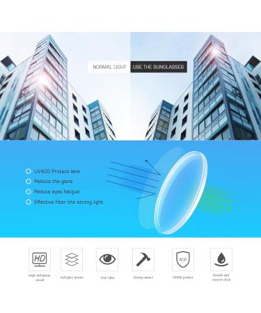 Buy Vision Global 3 Pairs Comfort Sunglasses - UV400 & Blue Light Blockers for Men & Women | International Shipping Available - Buy Online on GoSupps.com