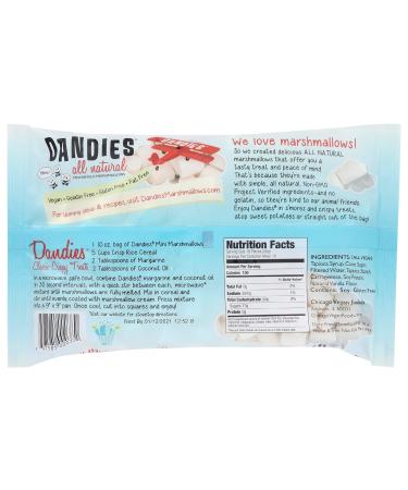 Dandies Minis - All Natural Vanilla Vegan Marshmallows (283g Bag) - Buy Online on GoSupps.com