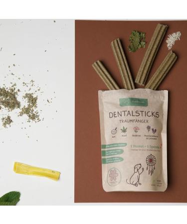 Hundreds of Natural Vegan Dental Sticks for Dogs - 3-Pack Hypoallergenic Chews for Tartar Care | 100% Natural Dog Chewing Items - Dream Catcher - Buy Online on GoSupps.com