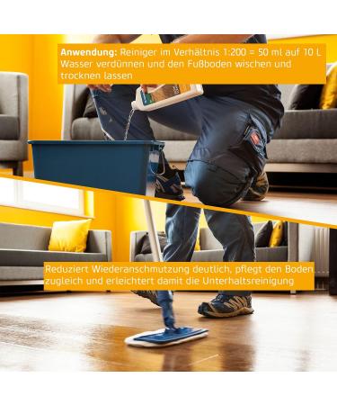 Dr. Protection Floor Cleaner 750 ml | Strip-Free Cleaning for PVC Linoleum Rubber Stone & Parquet | Soil Cleaner for Vinyl Floors | International Shipping Available - Buy Online on GoSupps.com