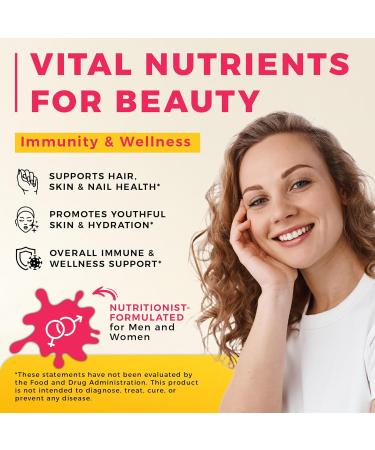 WELVIUM Liquid Biotin and Collagen Peptide Complex with Keratin Hyaluronic Acid MCT Oil Zinc Vitamins B6 B7 B12 A C D3 E - Hair Skin and Stronger Nails Supplement - 2 Pack - Buy Online on GoSupps.com