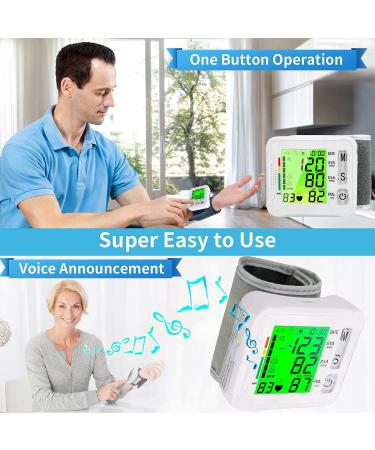 Upper Arm Automatic BP Monitor with Large Screen, 22-32cm Cuff, 2X99 Reading Memory, Pulse Rate Monitor - Ideal for Home Use by 2 Users - Buy Online on GoSupps.com