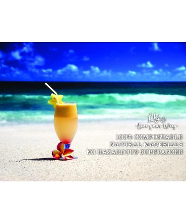 200-Pack Bendy/Flexible Plant-Based 100% Compostable and Biodegradable Straws -Live your Way- Flexible Straws / Vegetable-Based & Eco-Friendly Drinking Straws Alternative to Plastic and Paper Straws / Durable and Flexible / Special Packaging Easy to Open  - Buy Online on GoSupps.com