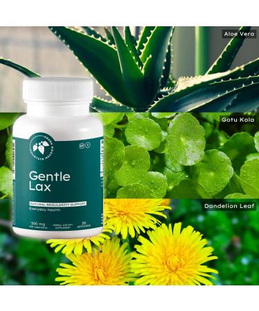 Mountain Meadow Herbs Gentle Lax Natural Herbal Laxative Gentle Relief Supports Healthy Digestion and Regularity Promotes Bowel Comfort and Detox Non-Habit Forming Colon Cleanse 500 mg (60 ct) - Buy Online on GoSupps.com