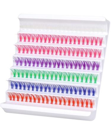 140Pcs CC Curl Colored Lash Clusters for DIY Eyelash Extensions | ALPHONSE Style A - 6 Colors - Buy Online on GoSupps.com