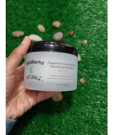 Hydratherma Naturals Peppermint Cream Ultimate Nourishing Conditioner 8 oz - Intense Moisture & Shine for All Hair Types - Buy Internationally - Buy Online on GoSupps.com