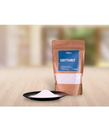 Rheinnatur Erythrit 500g - Calorie-Free Sugar Substitute 70% Sweetness Vegan & Gluten-Free Diabetic Friendly - Buy Online on GoSupps.com