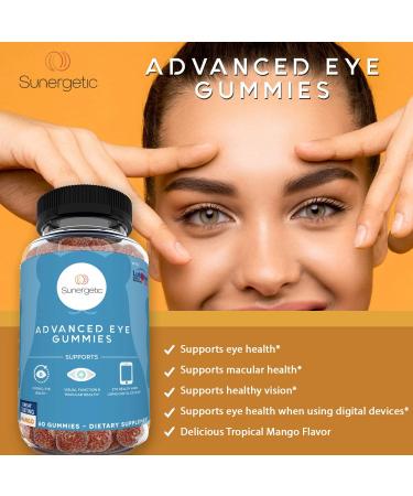 Premium Lutein and Zeaxanthin Eye Support Gummies for Adults - Clinically Studied Lutemax 2020-60 Formula for Vision, Macular Health and Overall Eye Health - Buy Online on GoSupps.com