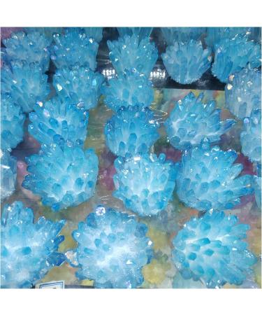 Crystals 1pc Rare Beautiful Ky Blue Phantom Quartz Crystal Cluster Ore Sample Cured Home Office Decoration Gift Stone Collection (Size : 400-450g) - Buy Online on GoSupps.com