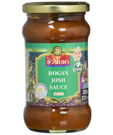 Truly Indian Rogan Josh sauce - slightly sharp finished sauce for fast dishes with natural ingredients - authentically cooking indian - vegan & gluten -free - 6 x 285 g - Buy Online on GoSupps.com
