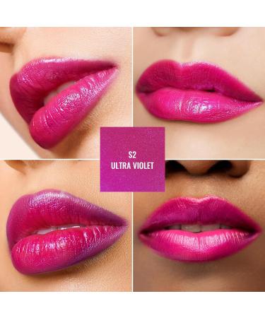 Oulac Ultra Violet Lipstick for Christmas - Moisturizing Purple Lip Balm | Vegan Cruelty-Free Formula - Juicy Glossy Finish (S2) - Buy Online on GoSupps.com