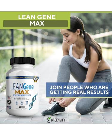 GREENVIFY LEANGene MAX Dietary Supplement Maximum Strength All Natural Ingredients 60 Capsules 30-Day Supply (2) - Buy Online on GoSupps.com