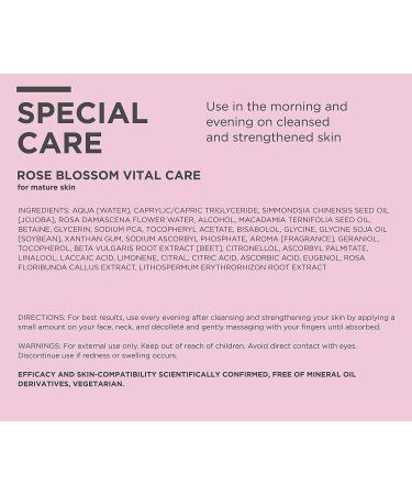 AnneMarie Borlind Rose Blossom Vital Care 1.69 fl oz - Natural Beauty Skincare - Buy Online on GoSupps.com