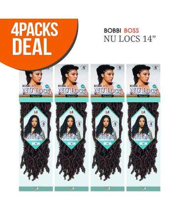 Bobbi Boss Nu Locs 14 African Roots Braid Collection 4-Pack 1B - Synthetic Crochet Braids - Buy Online on GoSupps.com