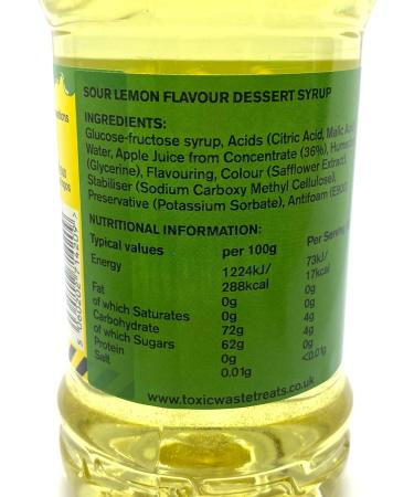 Toxic Waste Sour Apple & Sour Lemon Flavoured Dessert Syrup 2 Pack 325g Each - Buy Online on GoSupps.com