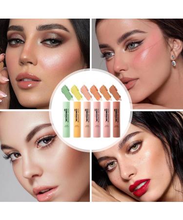 Concealer Stick 6 Shades Full Coverage Concealer Lightweight Texture and Long Hold for Camouflage Imperfections Face Cosmetics for Women and Young Girls - Buy Online on GoSupps.com