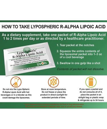 LypoSpheric R-Alpha Lipoic Acid 226mg - 30 Packets | Liposome Encapsulated for Enhanced Absorption | Non-GMO - Buy Online on GoSupps.com