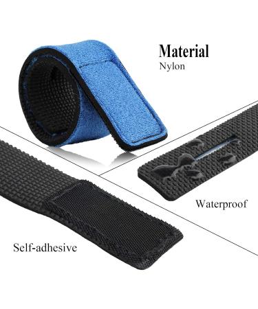 PHINGEER Fishing Rod Belt 6 Pack - Velcro Spinning Rod Holders | Fishing Accessories in Blue for Easy Transport - Buy Online on GoSupps.com