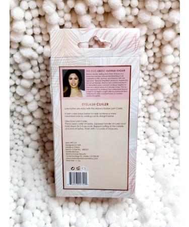 Manna Kadar Eyelash Curler Premium Pink Lash Curler for Stunning Eyes | International Shipping Available - Buy Online on GoSupps.com
