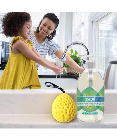 Seventh Generation Free & Clear Unscented Hand Soap | Plant-Based Moisturizing Formula | 12 fl oz | Ideal for Home or Office | Easy Pump | Pack of 4 - Buy Online on GoSupps.com