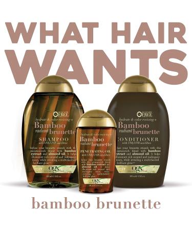 OGX Hydrate & Tone Reviving Bamboo Radiant Brunette Penetrating Oil 3.3oz - Buy Online on GoSupps.com