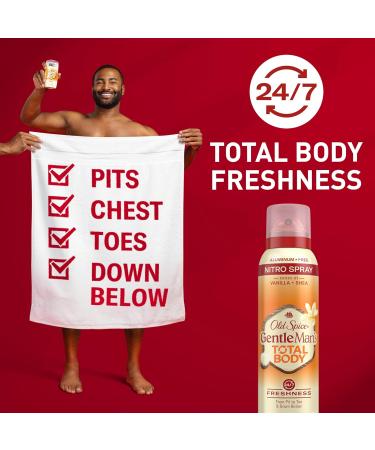 Old Spice Aluminum Free Whole Body Deodorant for Men - Vanilla + Shea 24/7 Freshness - Dermatologist Tested 3.5 oz - Buy Online on GoSupps.com